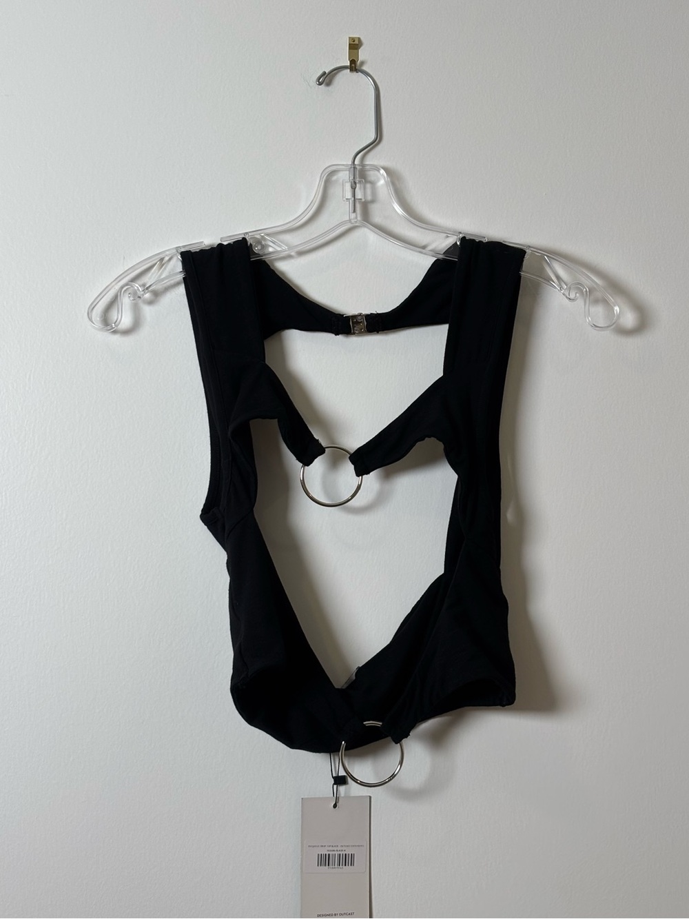 RAQUELLE CROP TOP BLACK - OUTCAST EXCLUSIVES